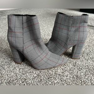 Plaid Booties